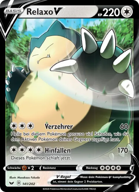 Snorlax V [Swallow | Falling Down]