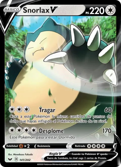 Snorlax V [Swallow | Falling Down]