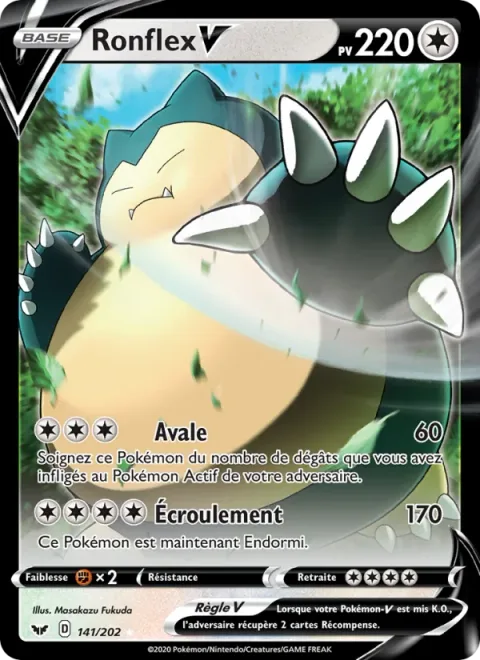 Snorlax V [Swallow | Falling Down]