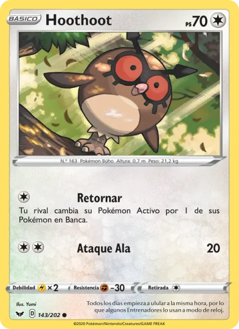 Hoothoot [Send Back | Wing Attack]