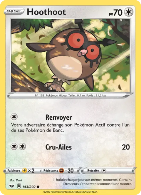 Hoothoot [Send Back | Wing Attack]