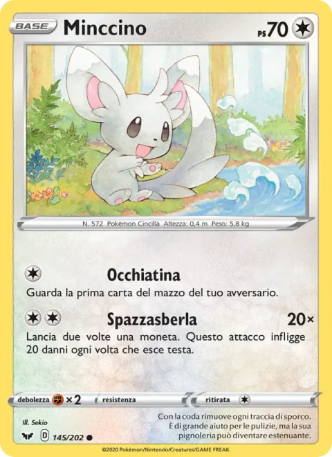 Minccino [Glance | Tail Slap]