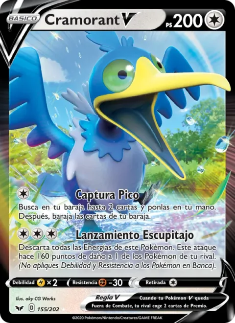 Cramorant V [Beak Catch | Spit Shot]