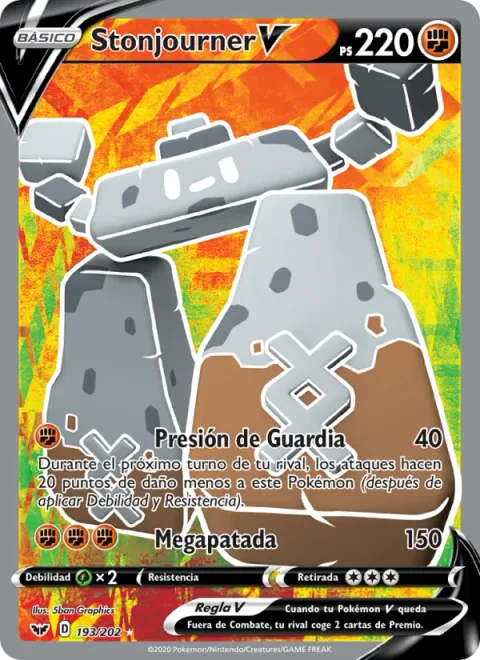 Stonjourner V [Guard Press | Mega Kick]
