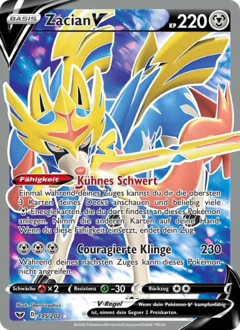 Zacian V [Intrepid Sword | Brave Blade]