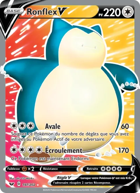 Snorlax V [Swallow | Falling Down]