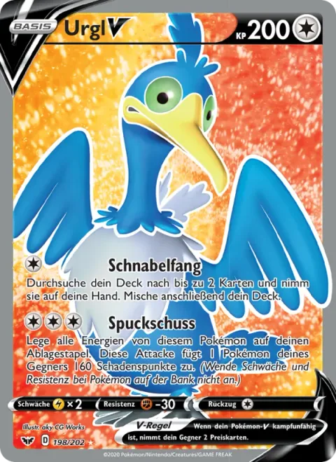 Cramorant V [Beak Catch | Spit Shot]