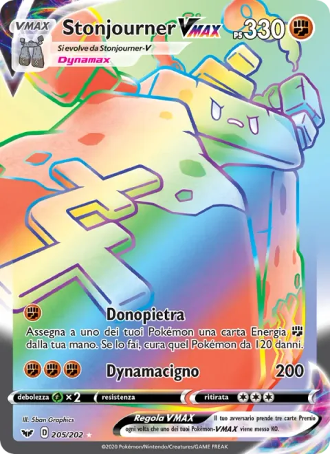 Stonjourner VMAX [Stone Gift | Max Rockfall]