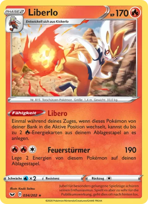 Cinderace [Libero | Flare Striker]