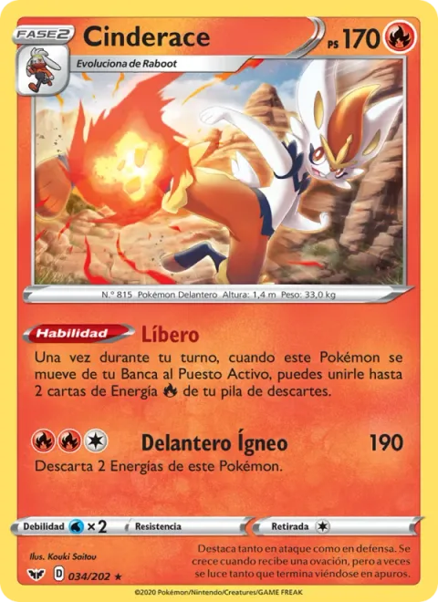 Cinderace [Libero | Flare Striker]
