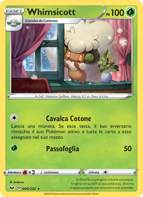 Whimsicott [Cotton Ride | Leaf Step]