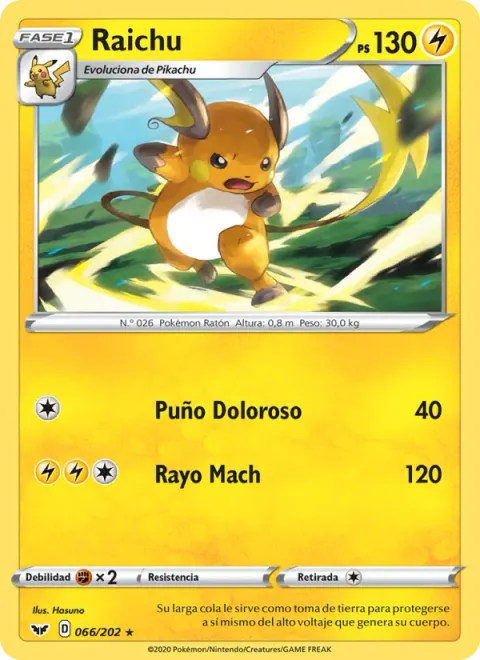 Raichu [Pain-Full Punch | Mach Bolt]