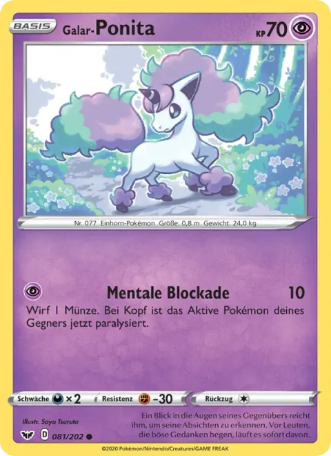 Galarian Ponyta [Psy Bolt]