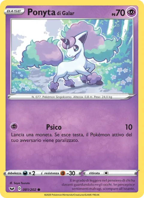 Galarian Ponyta [Psy Bolt]