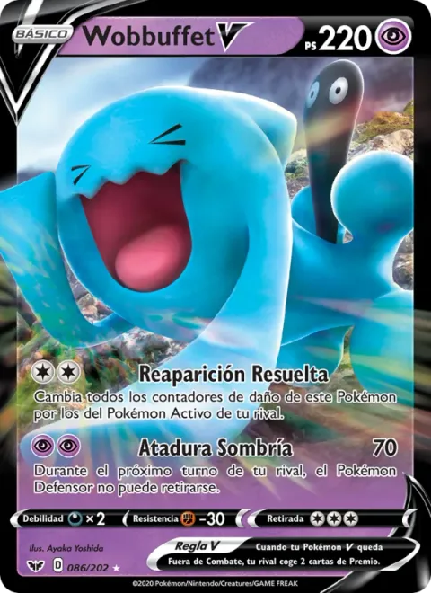 Wobbuffet V [Gritty Comeback | Shadow Bind]