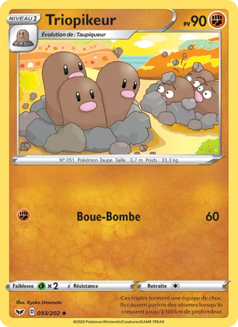 Dugtrio [Mud Bomb]