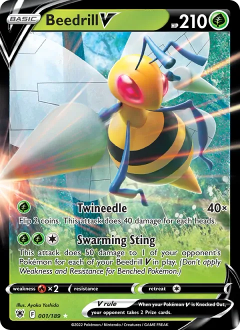 Beedrill V [Twineedle | Swarming Sting]