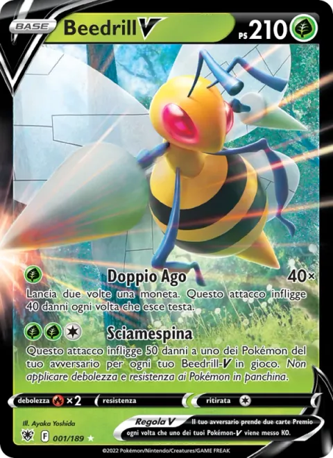 Beedrill V [Twineedle | Swarming Sting]