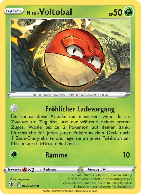 Hisuian Voltorb [Cheerful Charge | Ram]