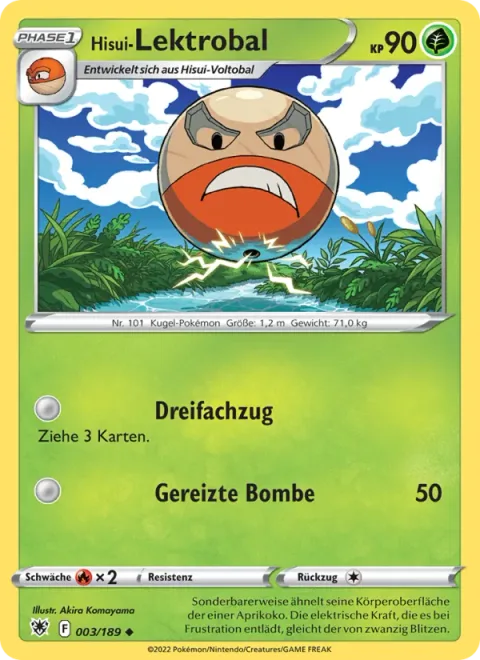 Hisuian Electrode [Triple Draw | Irritated Bomb]