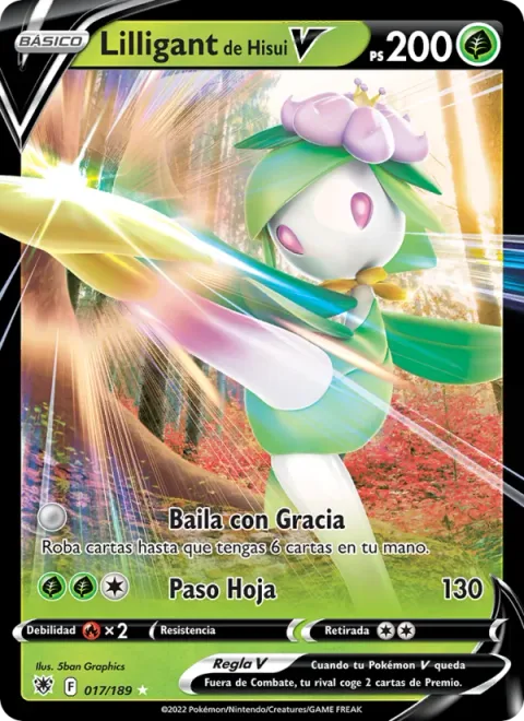 Hisuian Lilligant V [Dance Gracefully | Leaf Step]