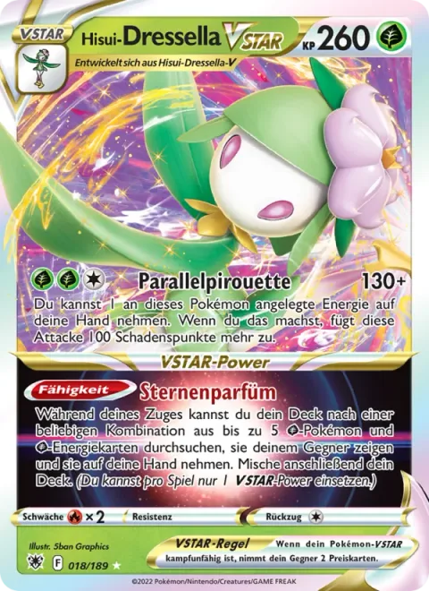 Hisuian Lilligant VSTAR [Parallel Spin | Star Perfume]