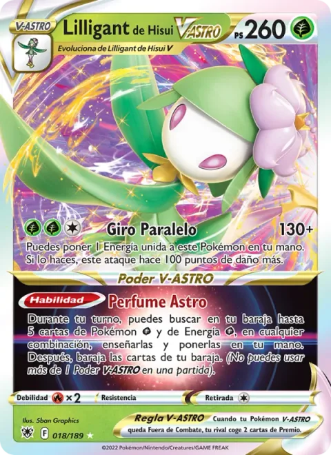 Hisuian Lilligant VSTAR [Parallel Spin | Star Perfume]