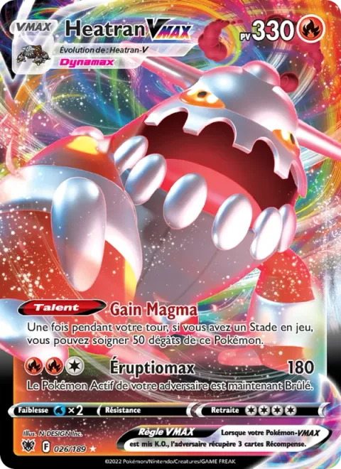 Heatran VMAX [Magma Gain | Max Heat Burst]