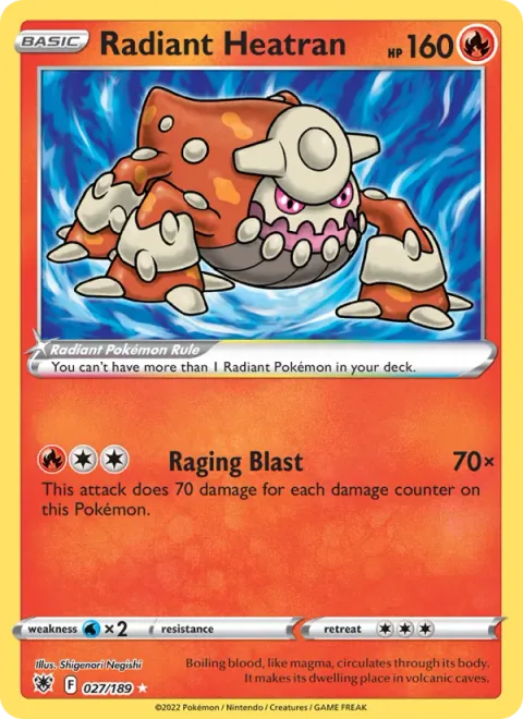 Radiant Heatran [Raging Blast]