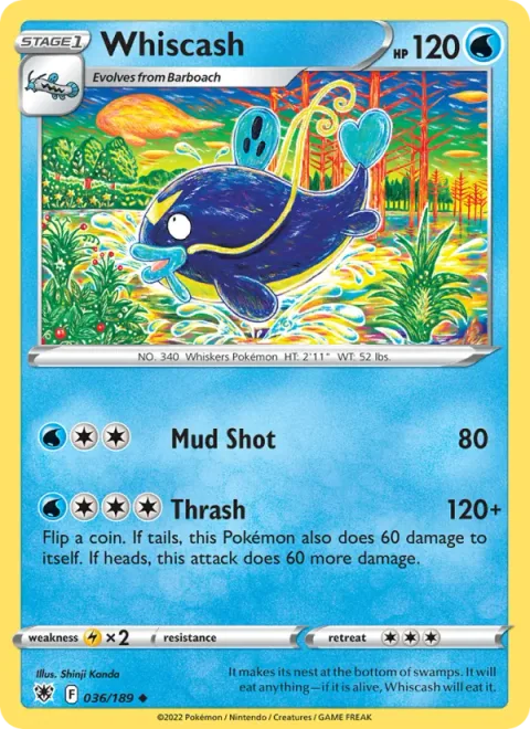 Whiscash [Mud Shot | Thrash]