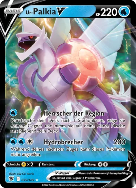 Origin Forme Palkia V [Rule the Region | Hydro Break]