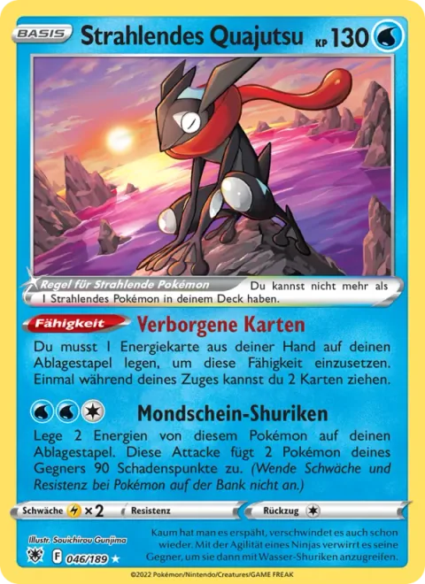 Radiant Greninja [Concealed Cards | Moonlight Shuriken]