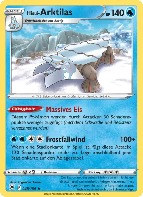 Hisuian Avalugg [Massive Ice | Mountain Gale]