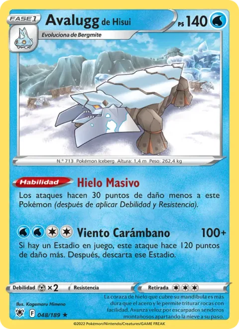 Hisuian Avalugg [Massive Ice | Mountain Gale]