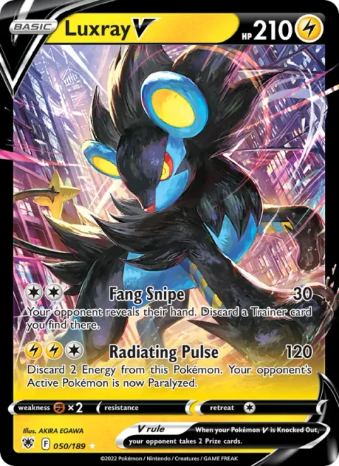 Luxray V [Fang Snipe | Radiating Pulse]