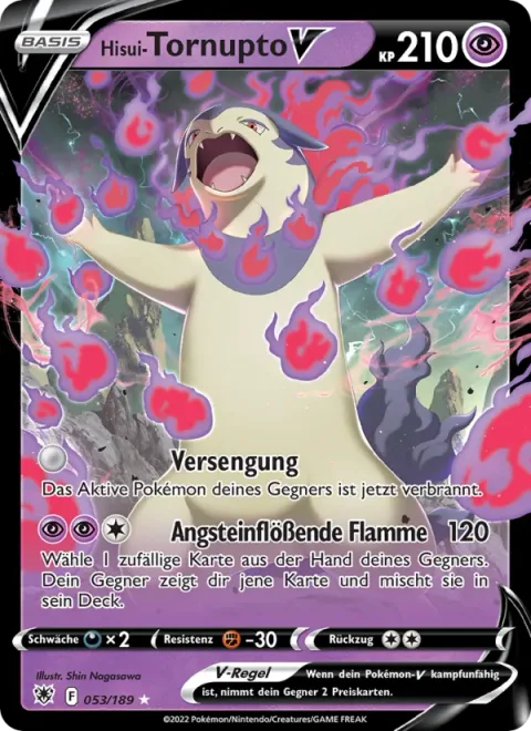 Hisuian Typhlosion V [Singe | Petrifying Flame]