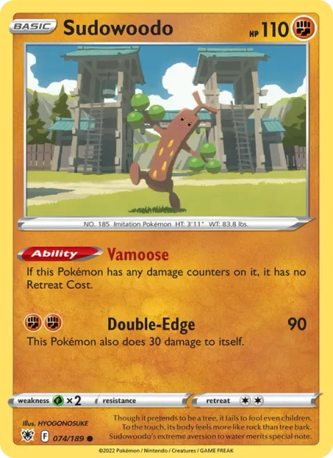 Sudowoodo [Vamoose | Double-Edge]