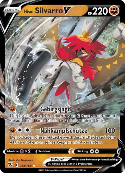 Hisuian Decidueye V [Mountain Hunt | Close-Quarters Shooting]
