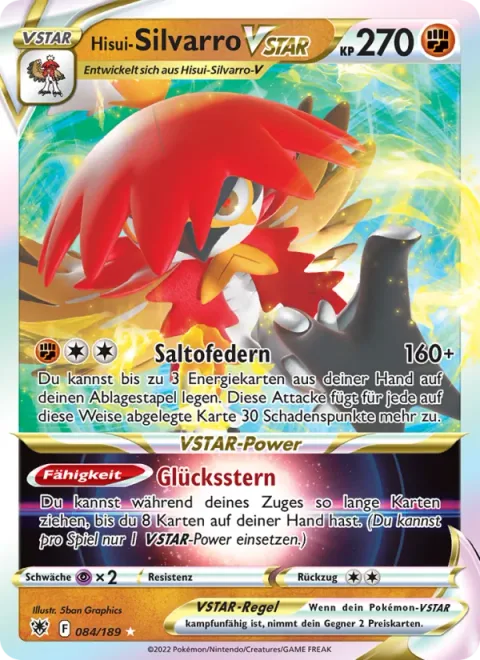 Hisuian Decidueye VSTAR [Somersault Feathers | Star of Fortune]