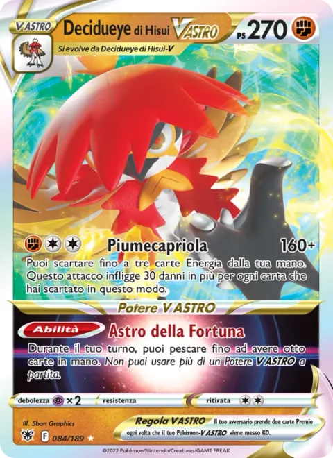 Hisuian Decidueye VSTAR [Somersault Feathers | Star of Fortune]