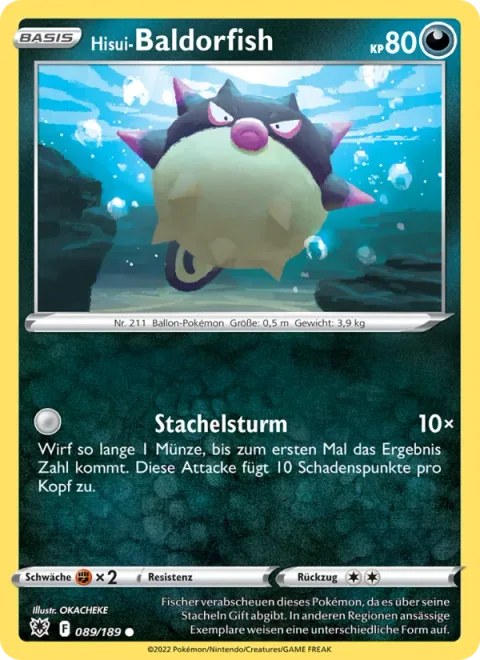 Hisuian Qwilfish [Spiny Rush]