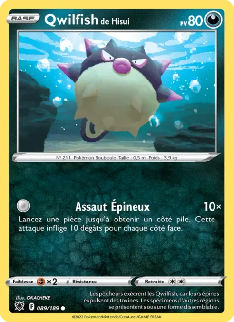 Hisuian Qwilfish [Spiny Rush]