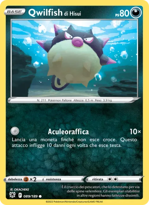 Hisuian Qwilfish [Spiny Rush]