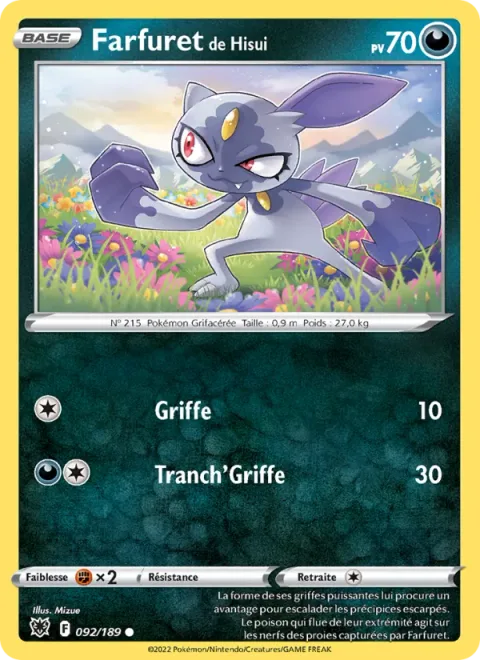 Hisuian Sneasel [Scratch | Claw Slash]