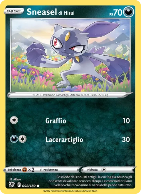 Hisuian Sneasel [Scratch | Claw Slash]
