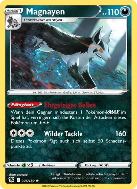 Mightyena [Hustle Bark | Wild Tackle]