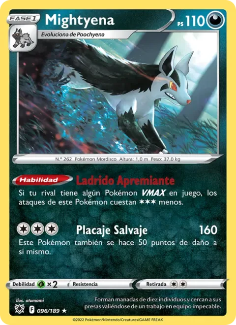 Mightyena [Hustle Bark | Wild Tackle]