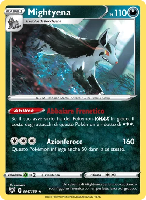 Mightyena [Hustle Bark | Wild Tackle]