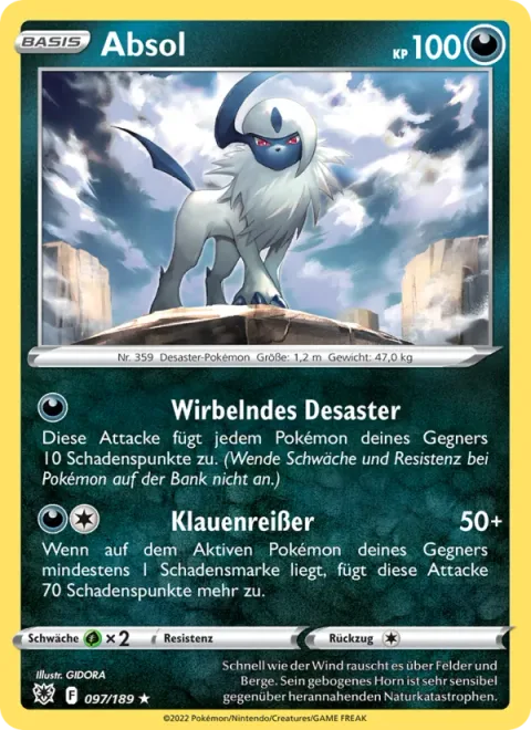 Absol [Swirling Disaster | Claw Rend]