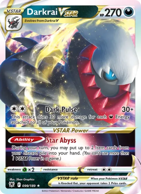 Darkrai VSTAR [Dark Pulse | Star Abyss]